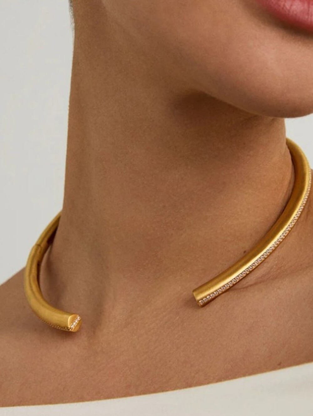 Dean Davidson Collete Pavé CZ Hinged Collar Necklace